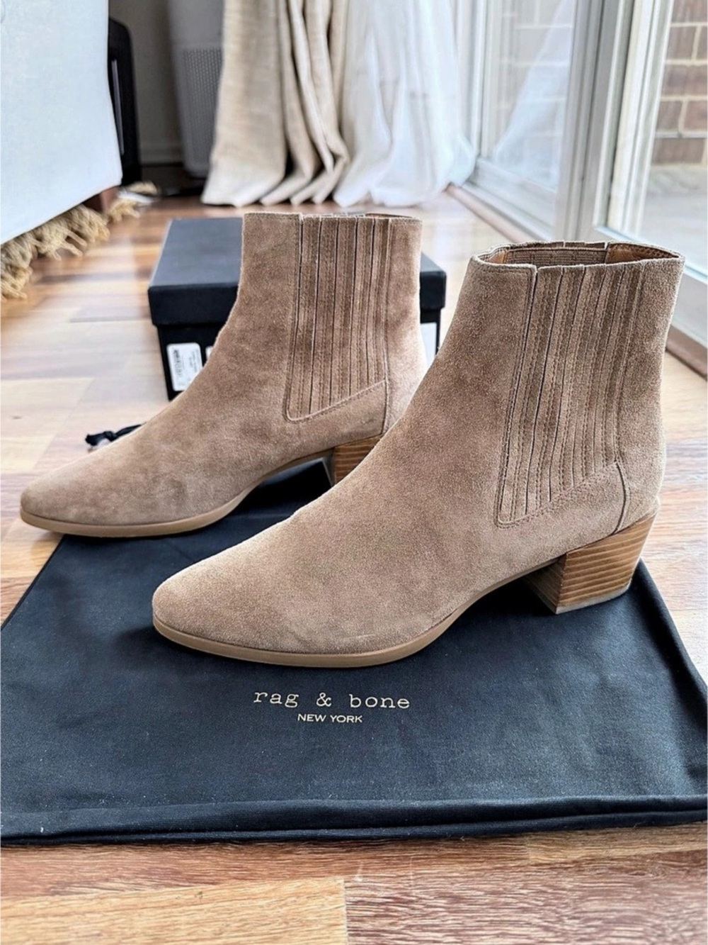 rag & bone Rover Chelsea Boot Suede Ankle Boots US 9